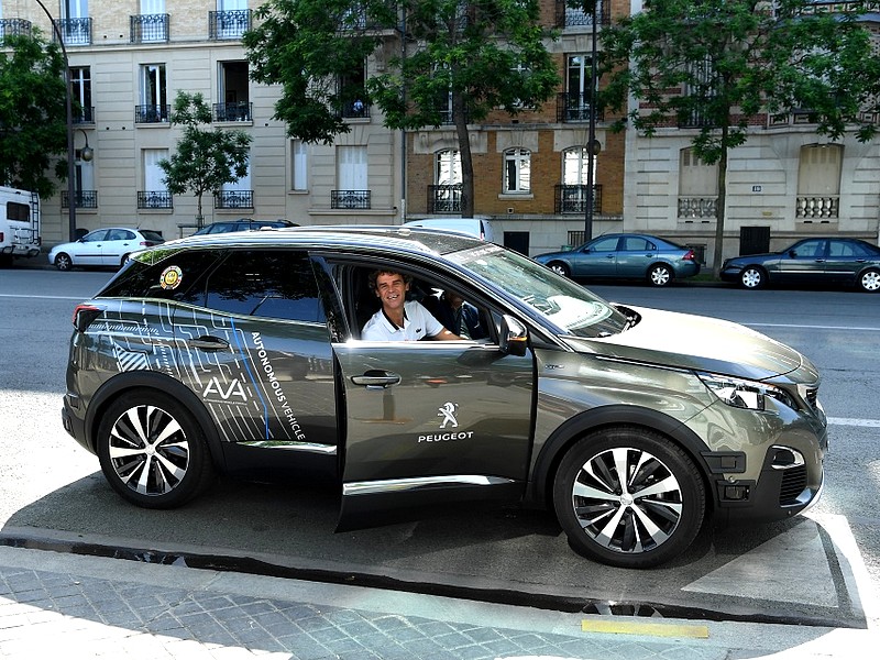 Autonomní Peugeot na French Open 2017